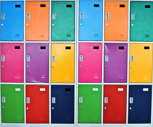 Lockers in rows and columns