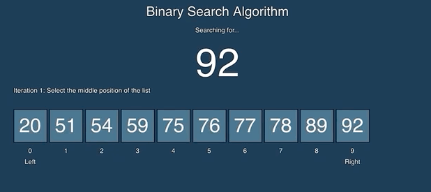 Binary search small