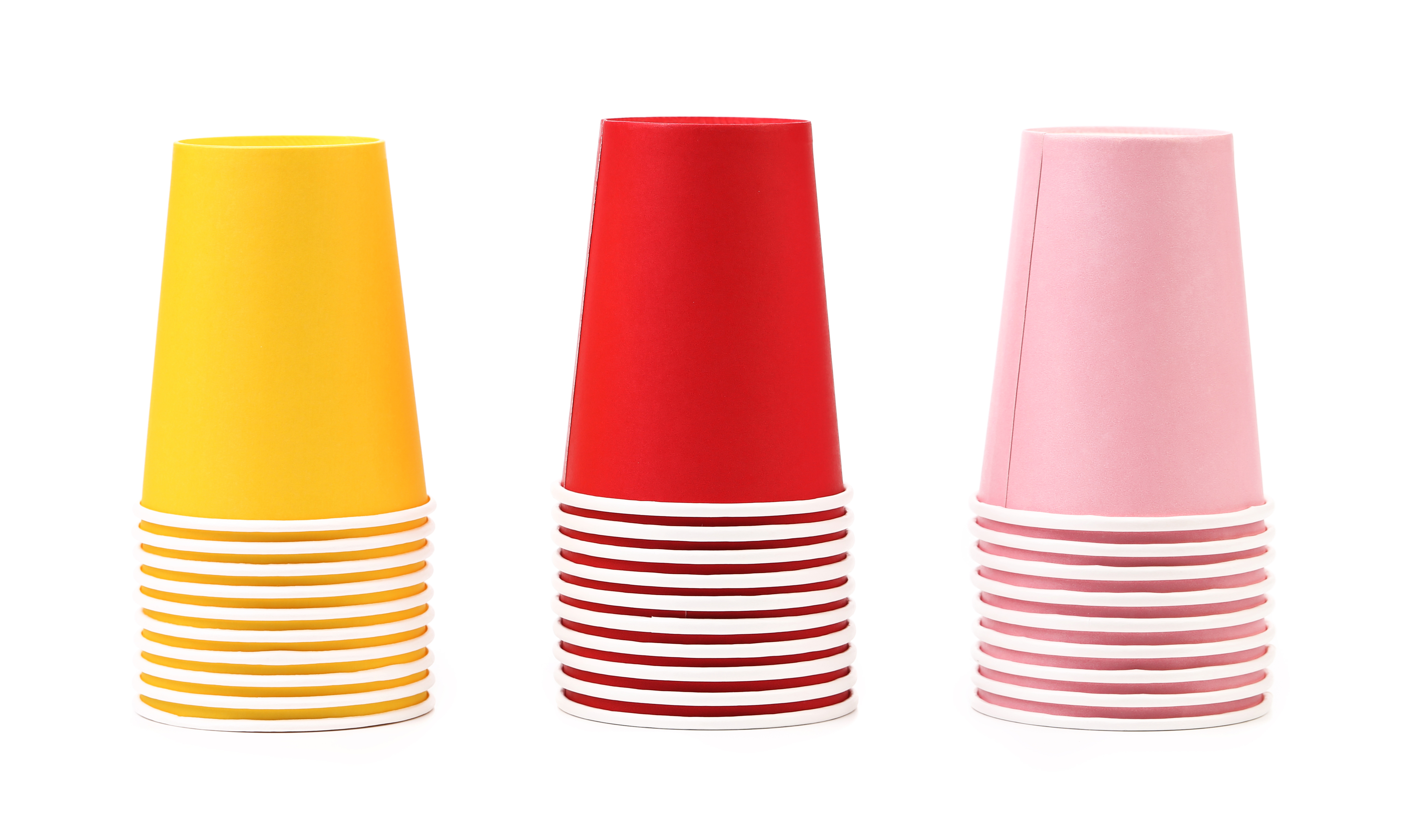 Stacks of cups